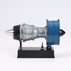 全金属涡扇发动机模型|锂电池|拼装|可定制